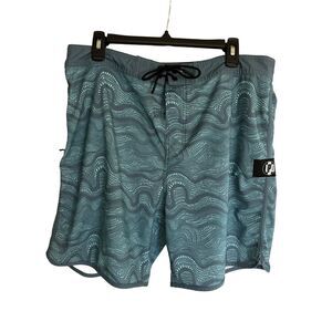 IPD Daze HI 83 board shorts in slate blue 36”